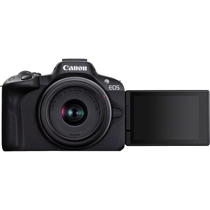 Canon Digital Camera Mirrorless EOS R50 BLK + RFS18-45mm S