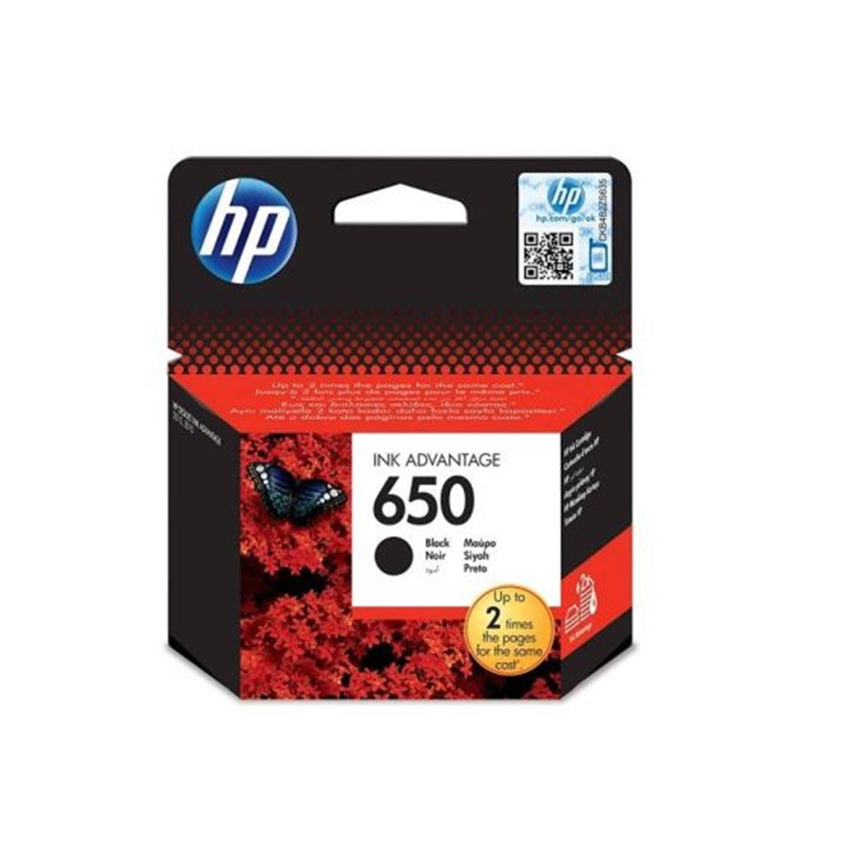 HP 650 BLACK ink cartridge