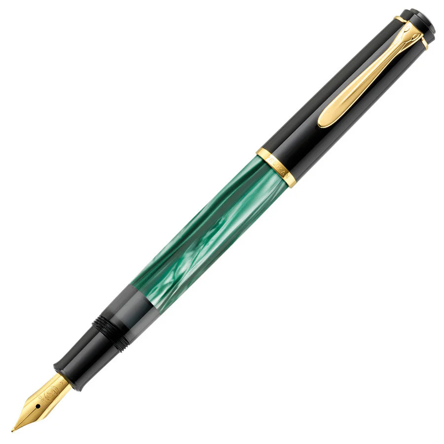 Pelikan 200 Series Green Marble Ballpoint Pen