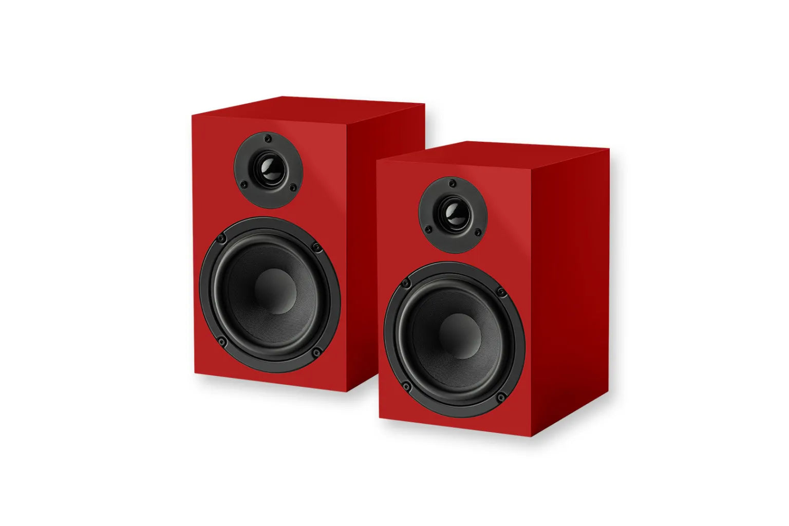 Pro-ject audio Speaker Box 5E Hi-fi Bookshelf Speaker Gloss Red