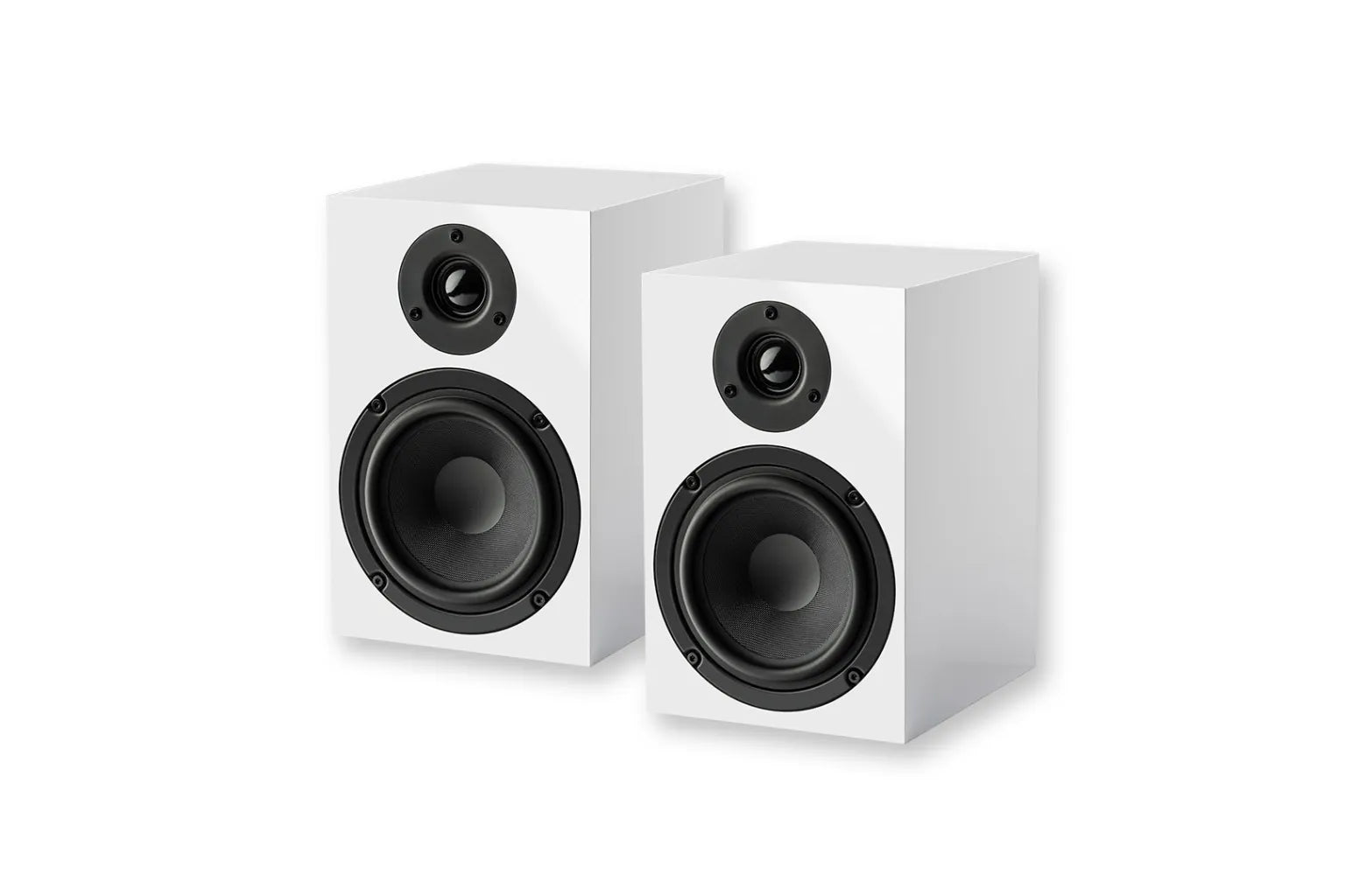 Pro-ject audio Speaker Box 5E Hi-fi Bookshelf Speaker Gloss White