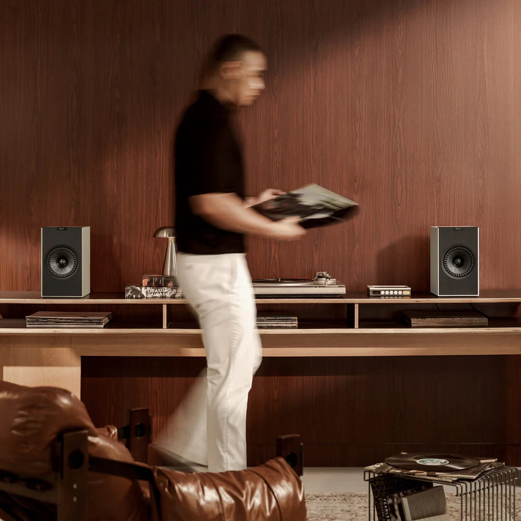 KEF Coda W Wireless Hi-Fi Speaker Burgundy
