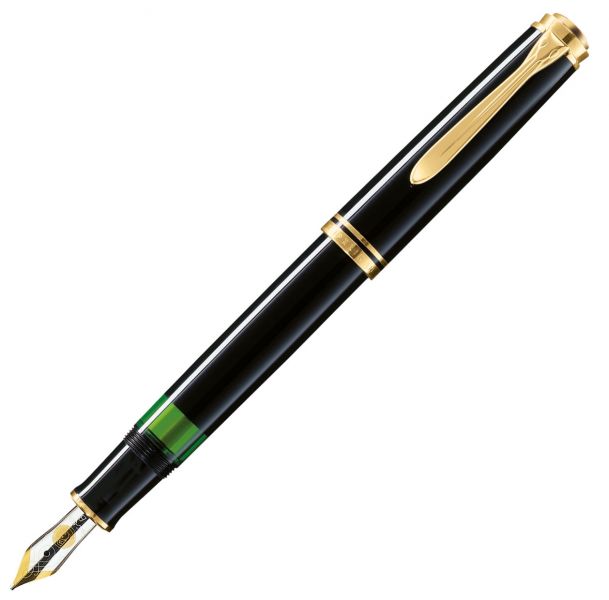 Pelikan Souveran 600 Series Black Fountain pen M nib
