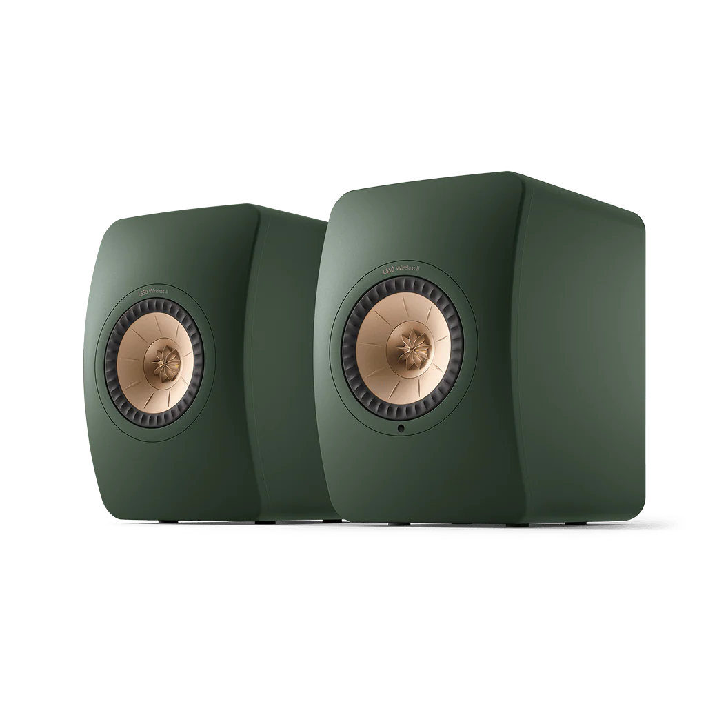 KEF LS50 Wireless II Hi-fi Speaker Moss Green