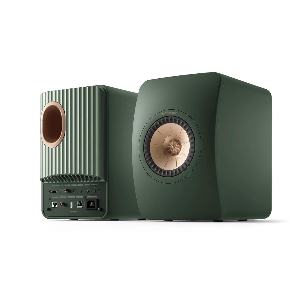KEF LS50 Wireless II Hi-fi Speaker Moss Green