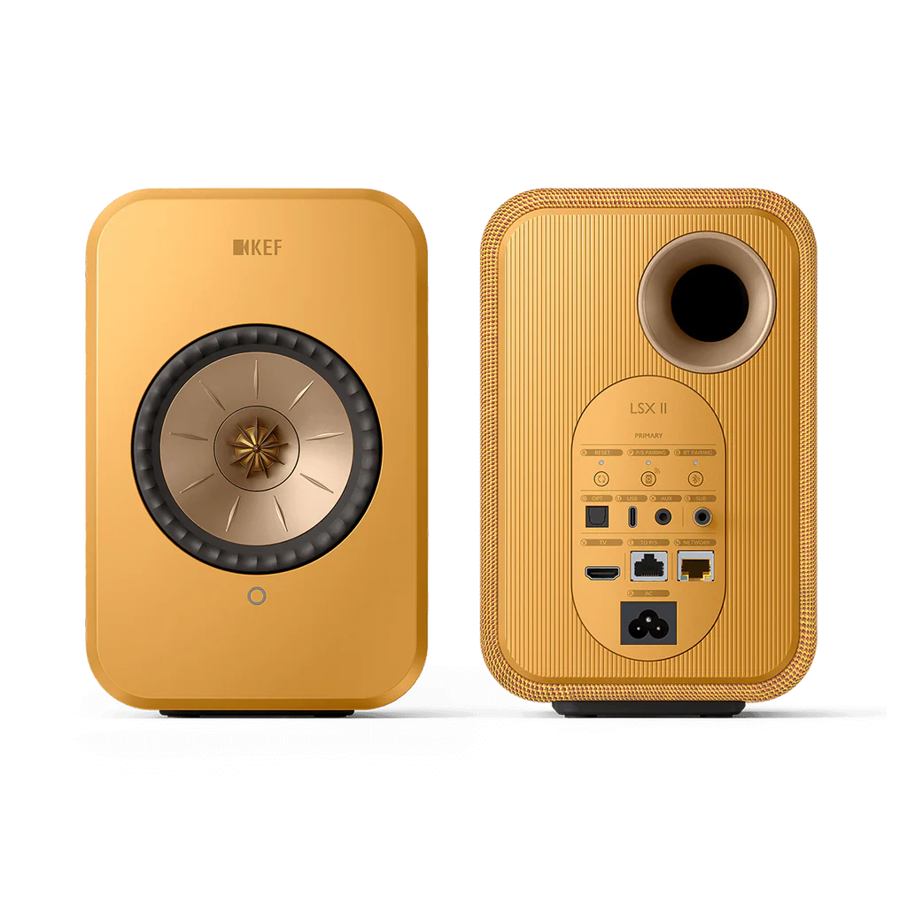 KEF LSX II Wireless Hi-fi Speaker Amber Haze