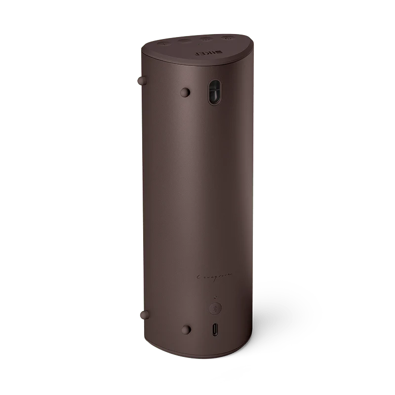 KEF MUO Hi-Fi Bluetooth Speaker Cocoa Brown