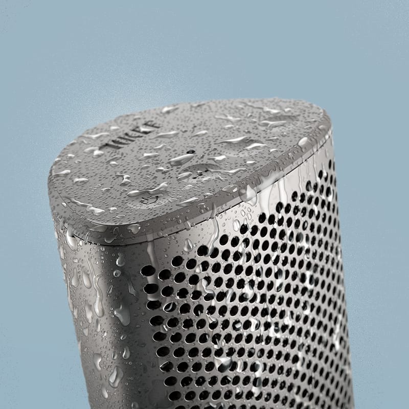 KEF MUO Hi-Fi Bluetooth Speaker Silver Dusk