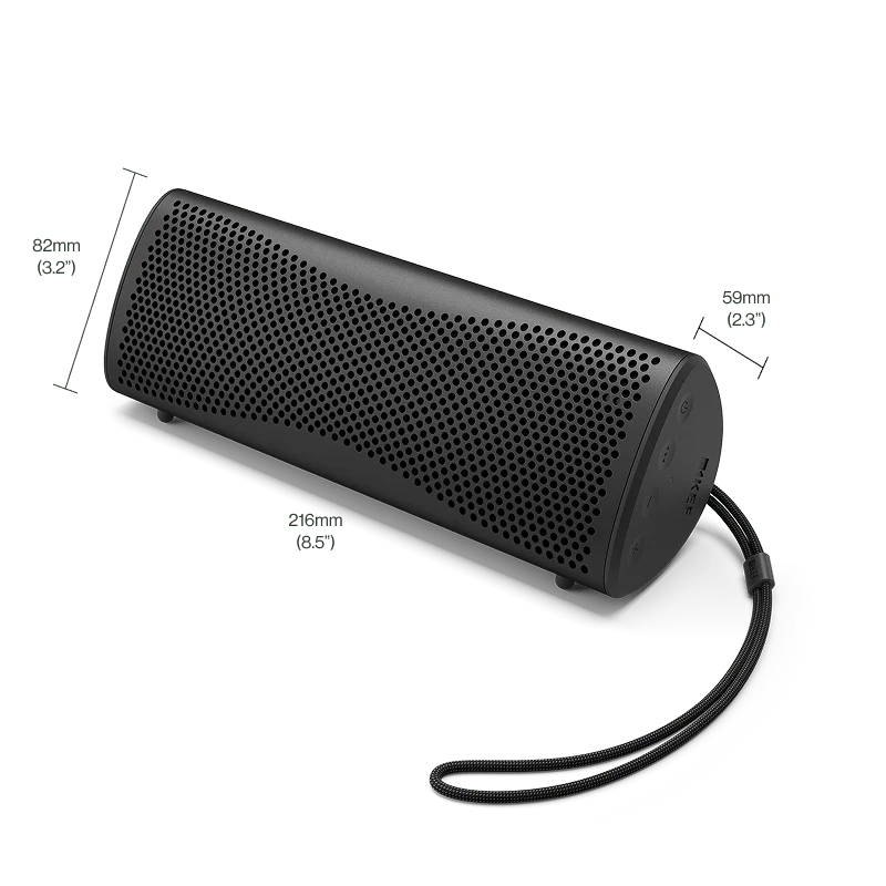 KEF MUO Hi-Fi Bluetooth Speaker Midnight Black