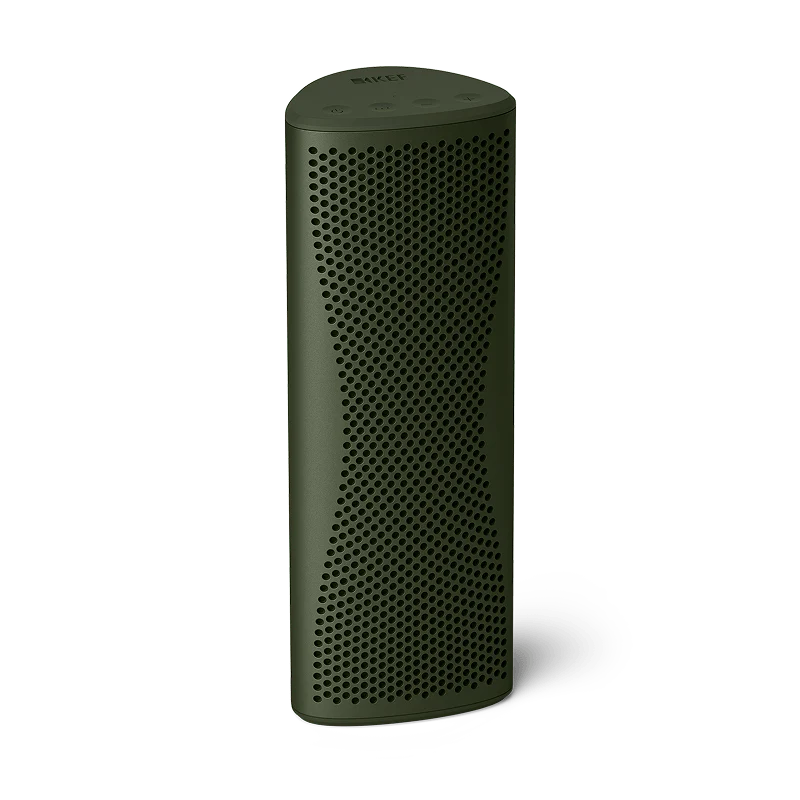 KEF MUO Hi-Fi Bluetooth Speaker Moss Green
