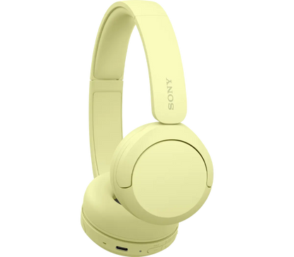 Sony WH-CH520 Wireless Headphones with Microphone | Yellow