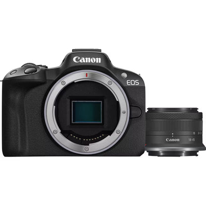 Canon Digital Camera Mirrorless EOS R50 BLK + RFS18-45mm S