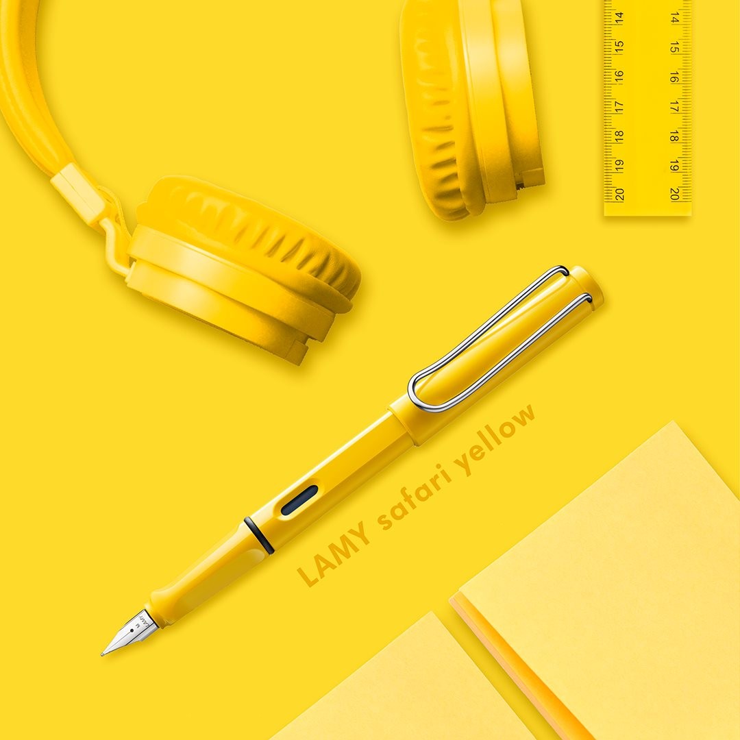 LAMY safari Fountain Pen Yellow F nib