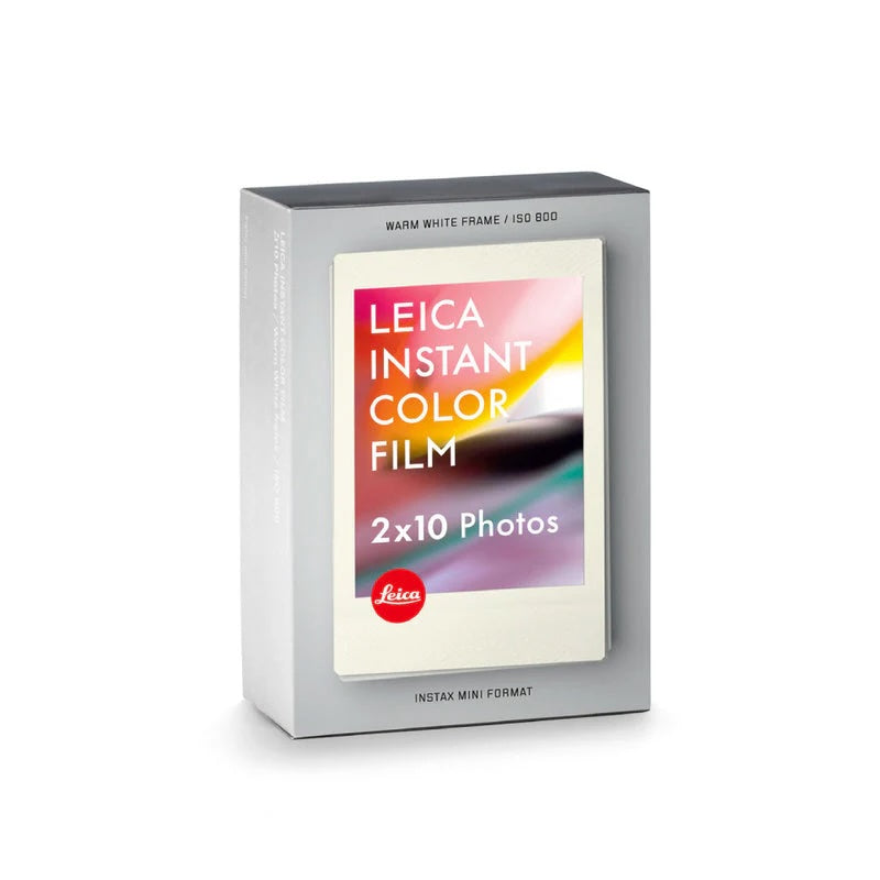 LEICA INSTANT COLOUR FILM PACK (MINI) WARM WHITE FRAME (2 X 10 PHOTOS)