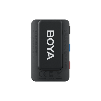 BOYA BOYAMIC Wireless HD Lavalier Microphone Smartphone USB-C Camera 200m range 10h