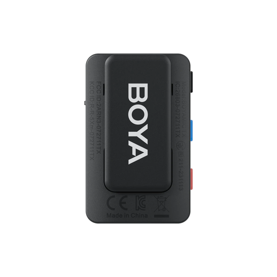 BOYA BOYAMIC Wireless HD Lavalier Microphone Smartphone USB-C Camera 200m range 10h