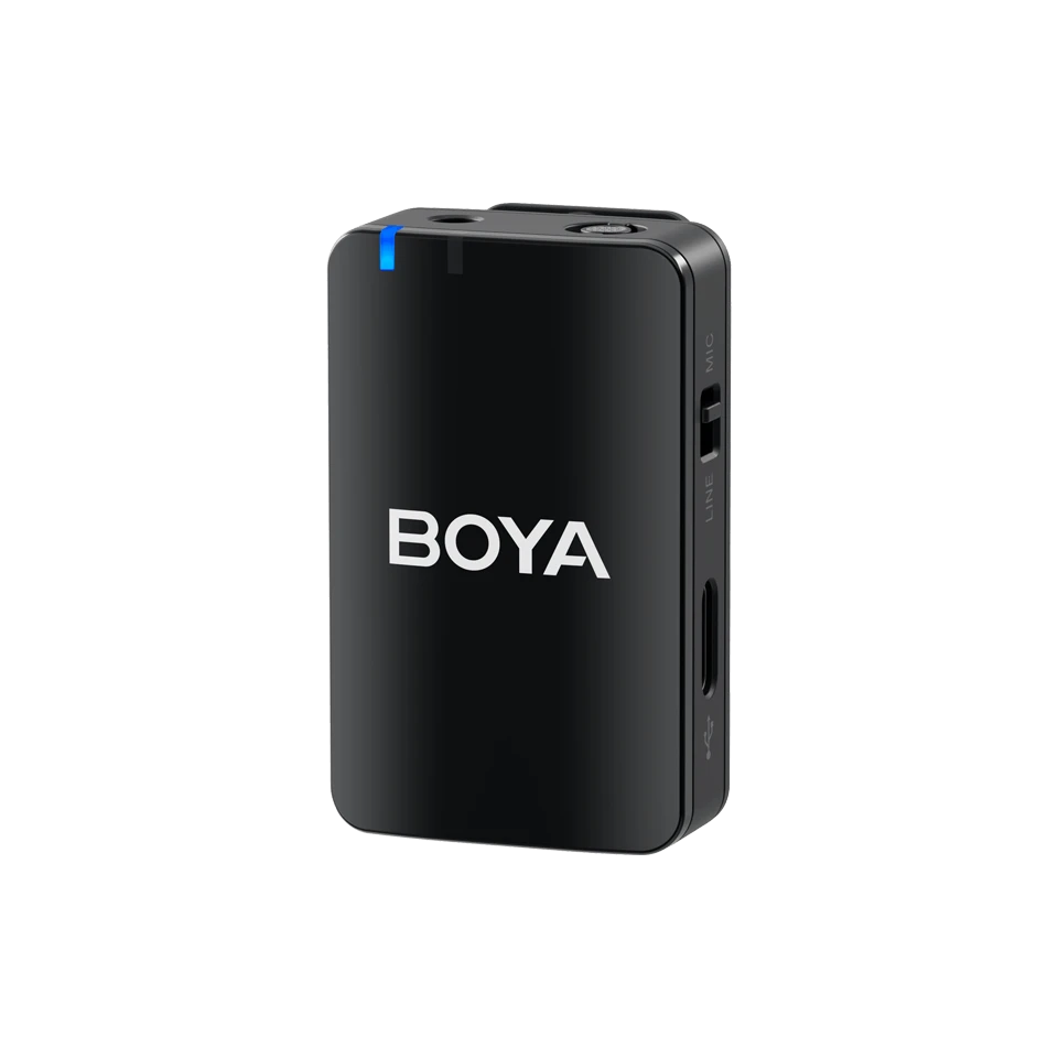 BOYA BOYAMIC Wireless HD Lavalier Microphone Smartphone USB-C Camera 200m range 10h