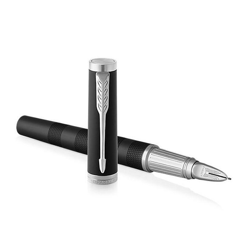 Parker Royal Ingenuity Premium Large Rubber Black Chrome Fountain pen