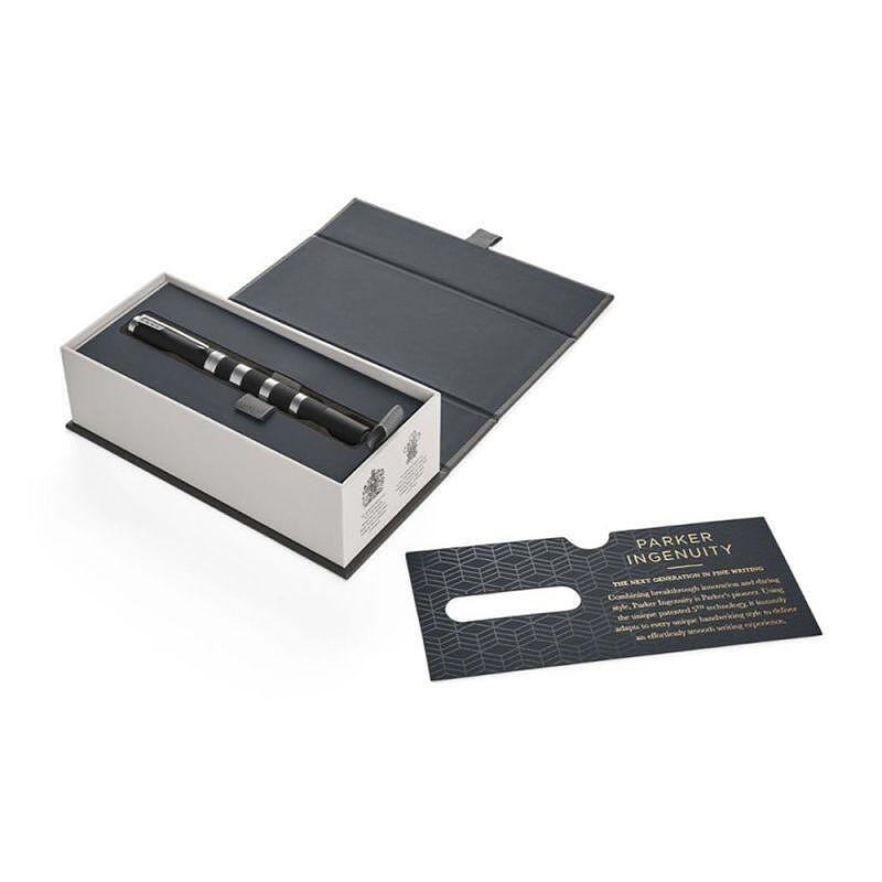 Parker Royal Ingenuity Premium Large Rubber Black Chrome Fountain pen