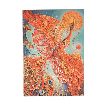 Paperblanks 2025 Firebird, Planner Hardcover Daily