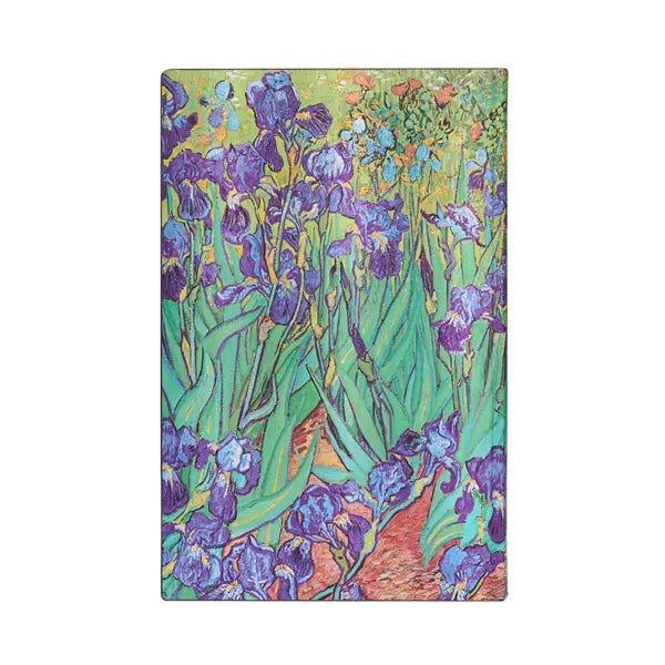 Paperblanks 2025 Van Gogh’s Irises Planner, Softcover Horizontal