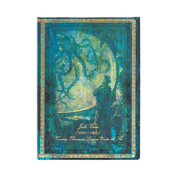 Paperblanks Verne, Twenty Thousand Leagues Hardcover Lined Journal