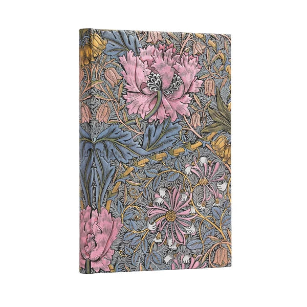 Paperblanks Morris Pink Honeysuckle Hardcover Lined Journal