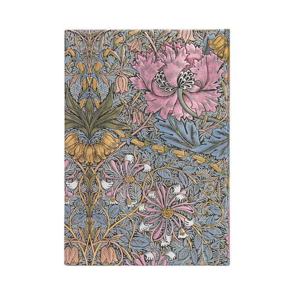 Paperblanks Morris Pink Honeysuckle Hardcover Lined Journal