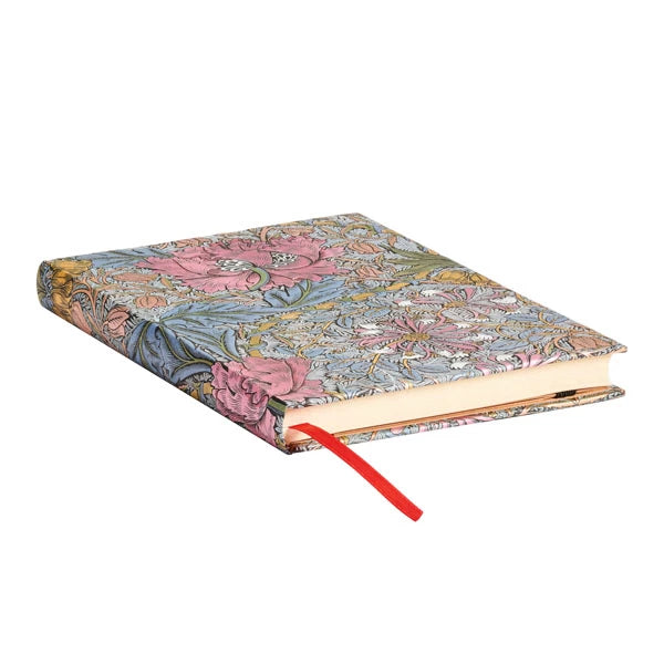 Paperblanks Morris Pink Honeysuckle Hardcover Lined Journal