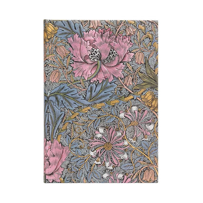 Paperblanks Morris Pink Honeysuckle Hardcover Lined Journal