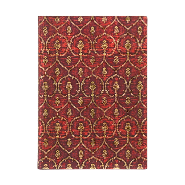 Paperblanks Red Velvet Softcover Lined Journal