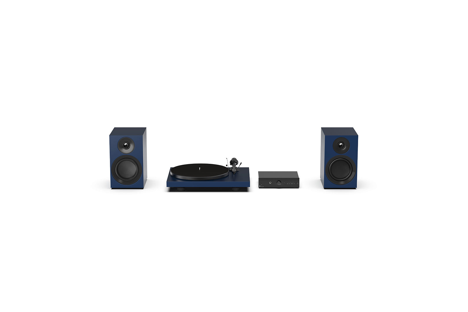 Pro-ject audio Colourful Audio System Bundle E Satin Blue