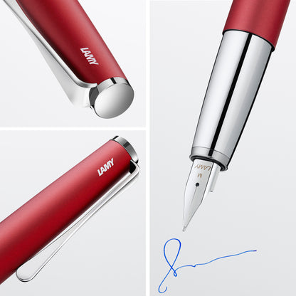 LAMY Studio Fountain pen Royal-red matt F (Fine) Nib