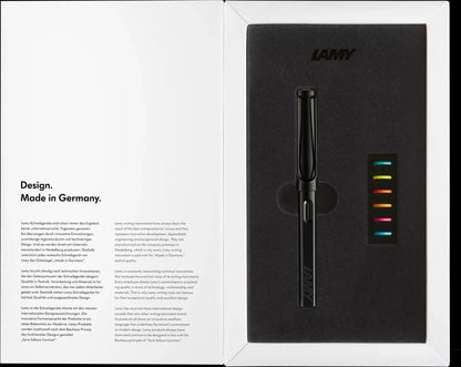 LAMY safari multicolor Set black M nib