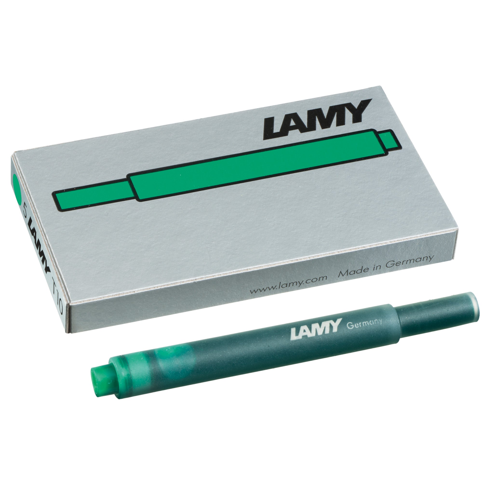 LAMY T10 Green Ink cartridges (5pcs)