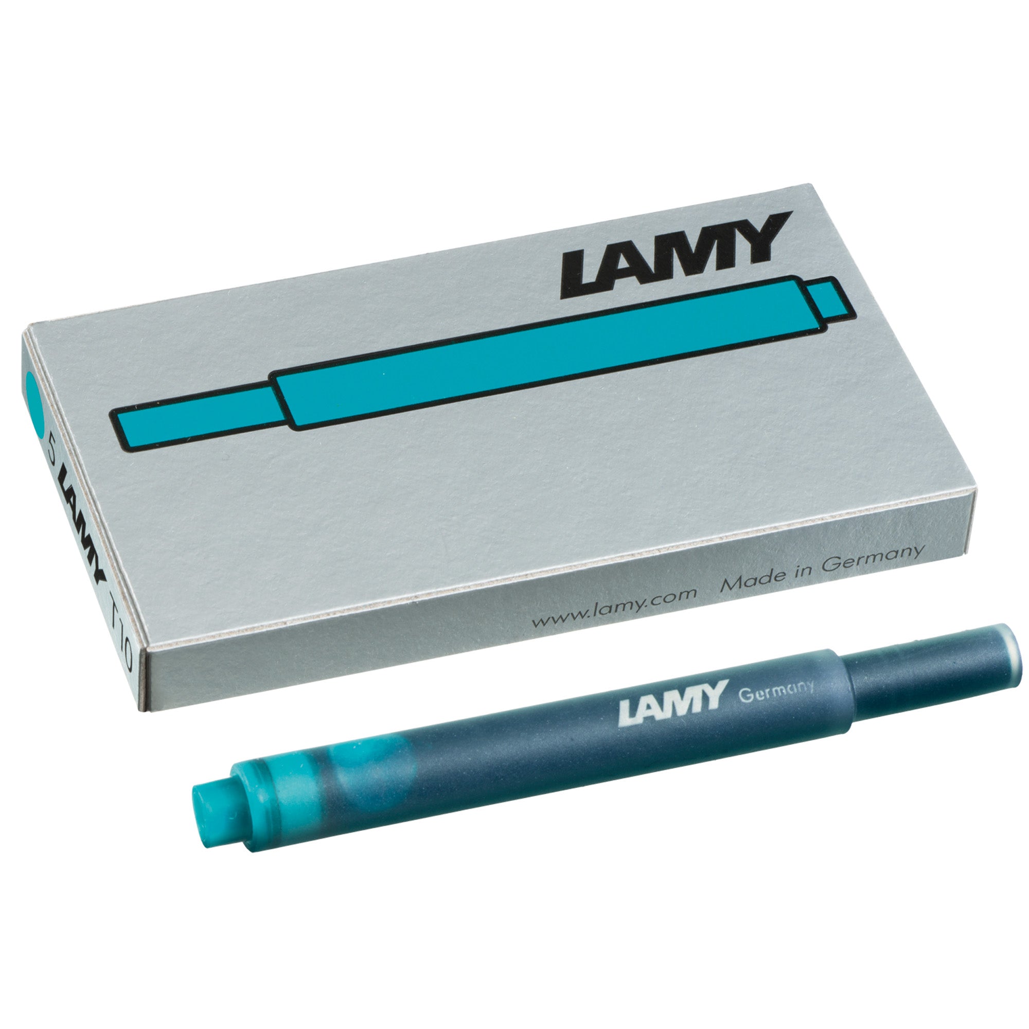 LAMY T10 Turquoise Ink cartridges (5pcs)