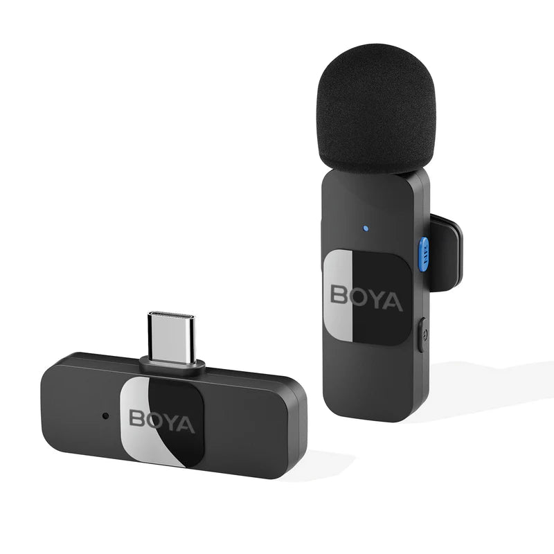 BOYA BY-V10 wireless microphone with USB-C