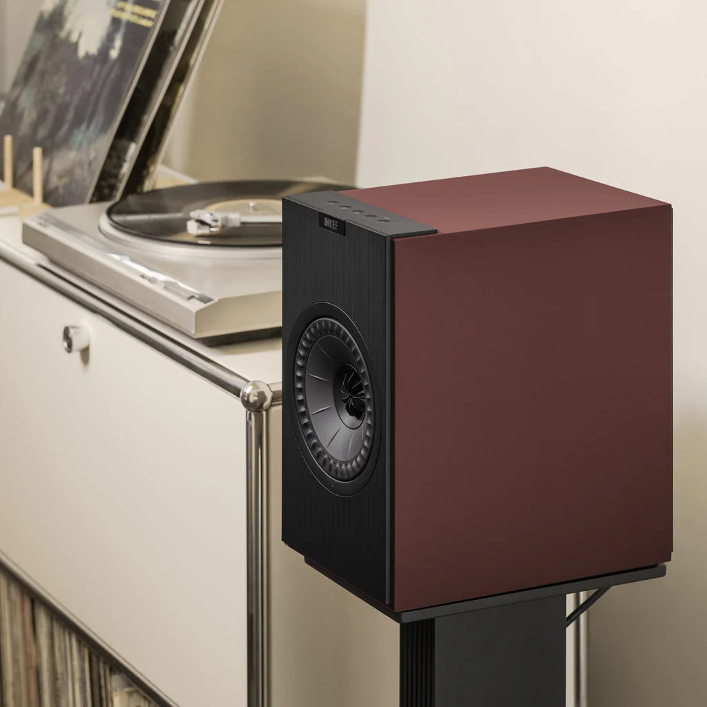 KEF Coda W Wireless Hi-Fi Speaker Burgundy