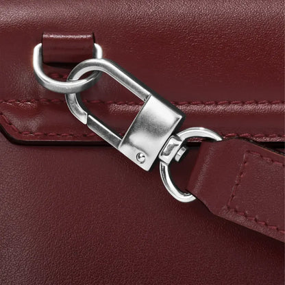 Montblanc Meisterstuck Messenger Burgundy Leather Bag