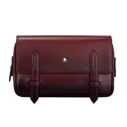 Montblanc Meisterstuck Messenger Burgundy Leather Bag