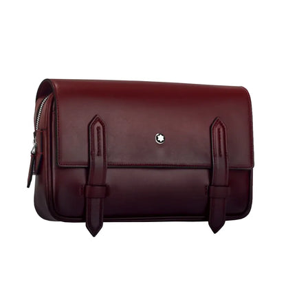 Montblanc Meisterstuck Messenger Burgundy Leather Bag