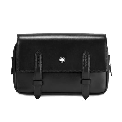 Montblanc Meisterstuck Messenger Black Leather Bag