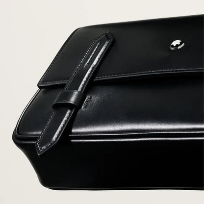 Montblanc Meisterstuck Messenger Black Leather Bag