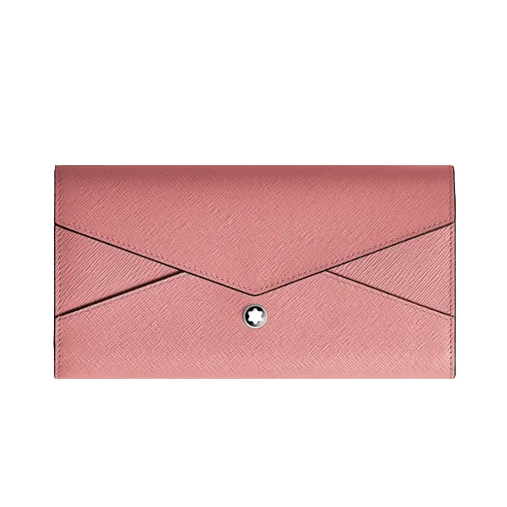 Montblanc Sartorial Continental Pink Leather Wallet