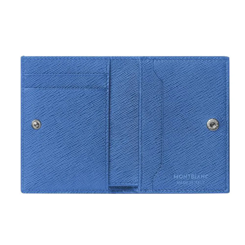 Montblanc Sartorial Continental Nano Blue Leather Wallet