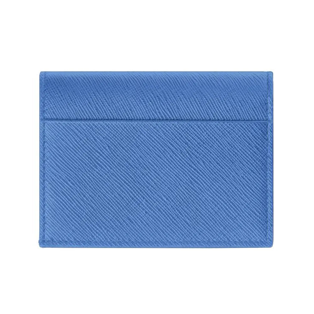 Montblanc Sartorial Continental Nano Blue Leather Wallet