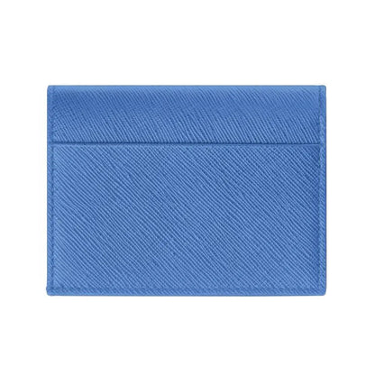 Montblanc Sartorial Continental Nano Blue Leather Wallet