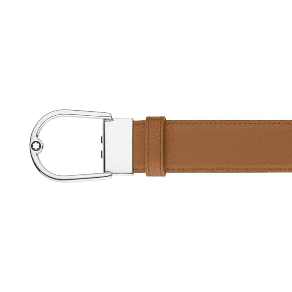 Montblanc Grainy Caramel/Black 120cm Double-sided Belt