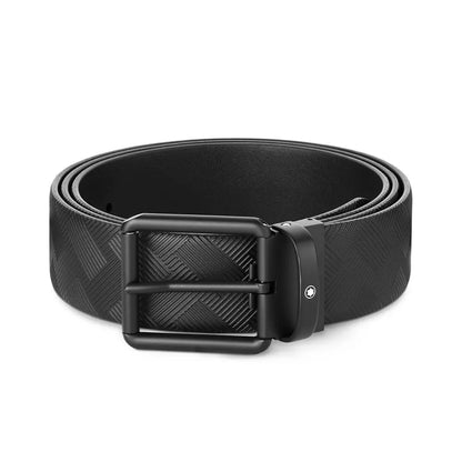 Montblanc Extreme 3.0 120cm Black/Plain Double-sided Leather belt