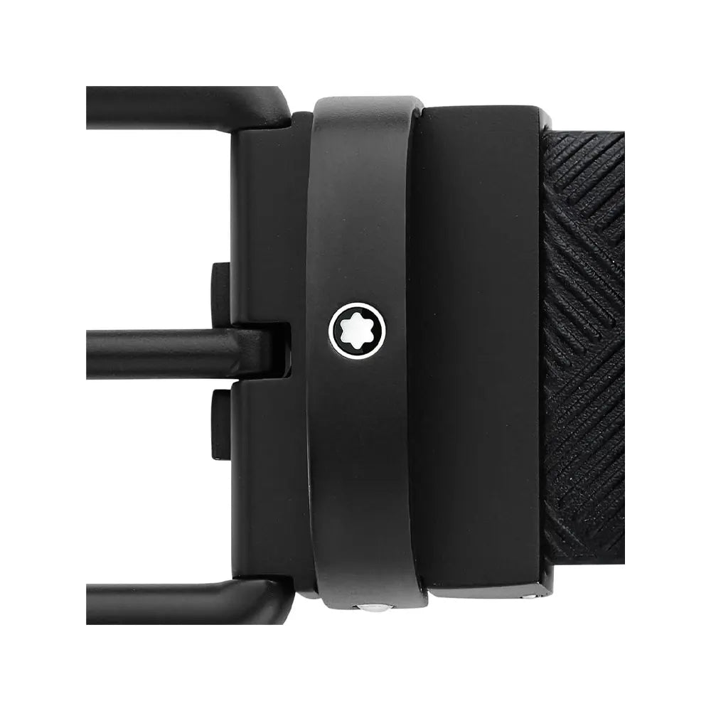 Montblanc Extreme 3.0 120cm Black/Plain Double-sided Leather belt